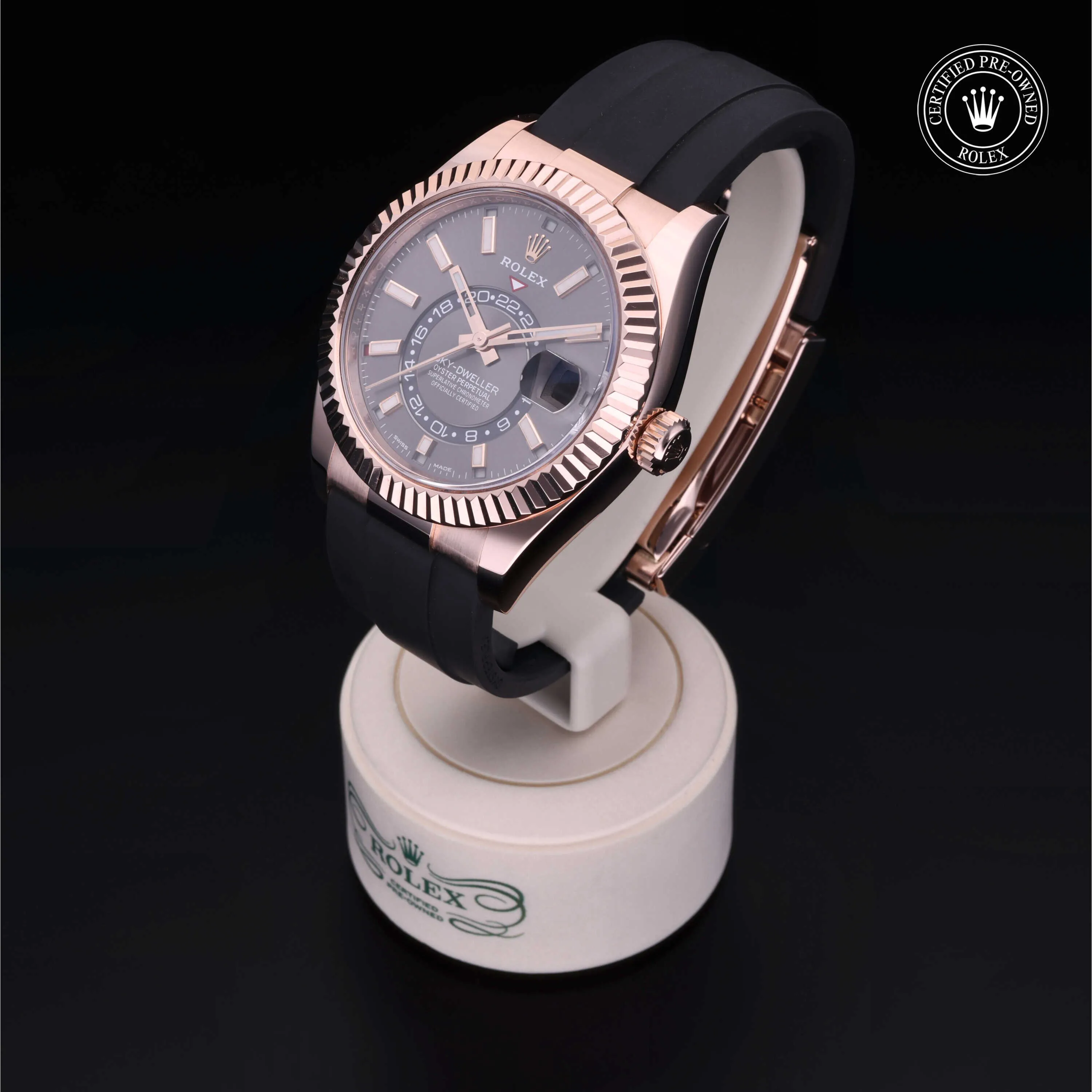 Rolex Sky-Dweller 326235 42mm Rose gold Gray 2