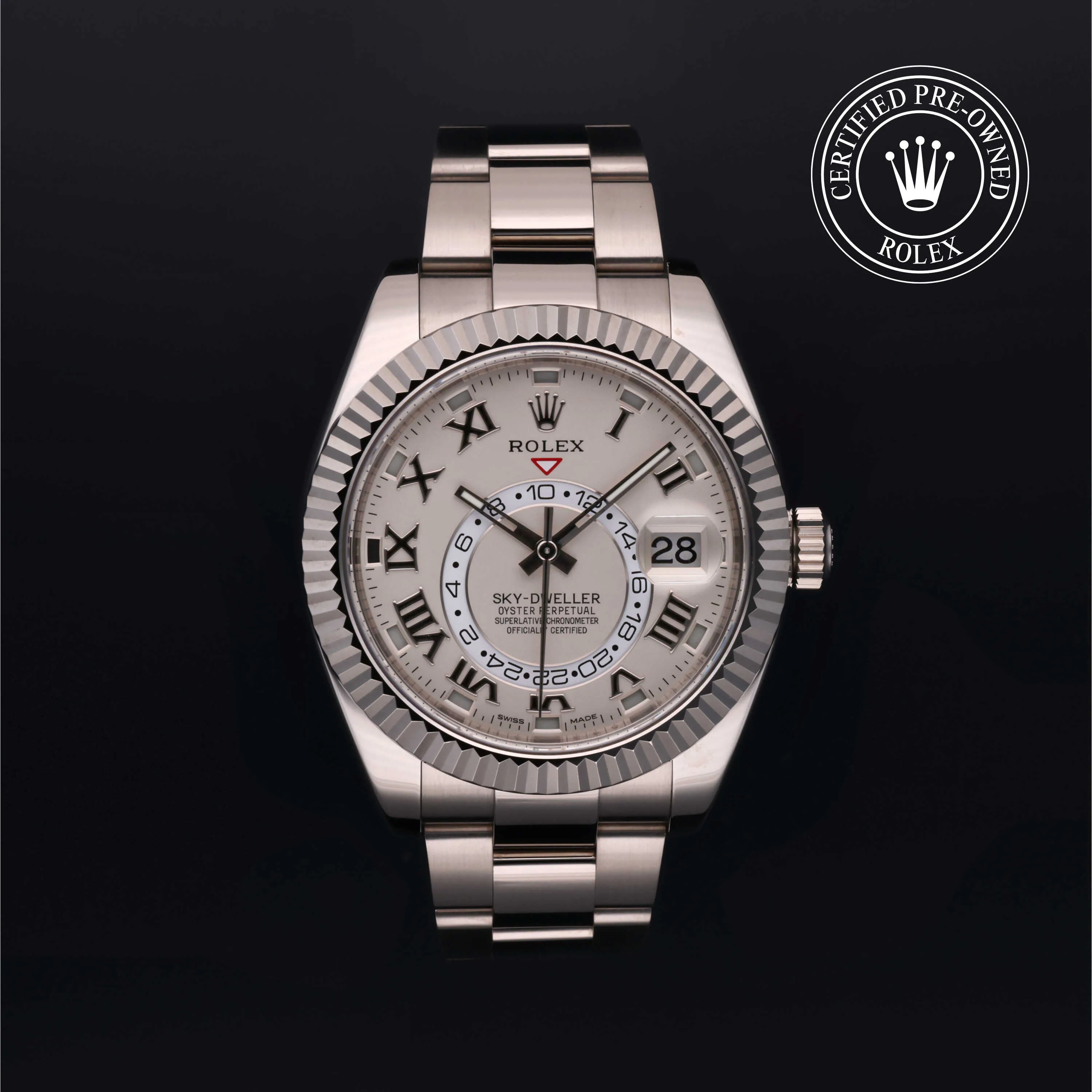 Rolex Sky-Dweller 326939 42mm White gold Silver