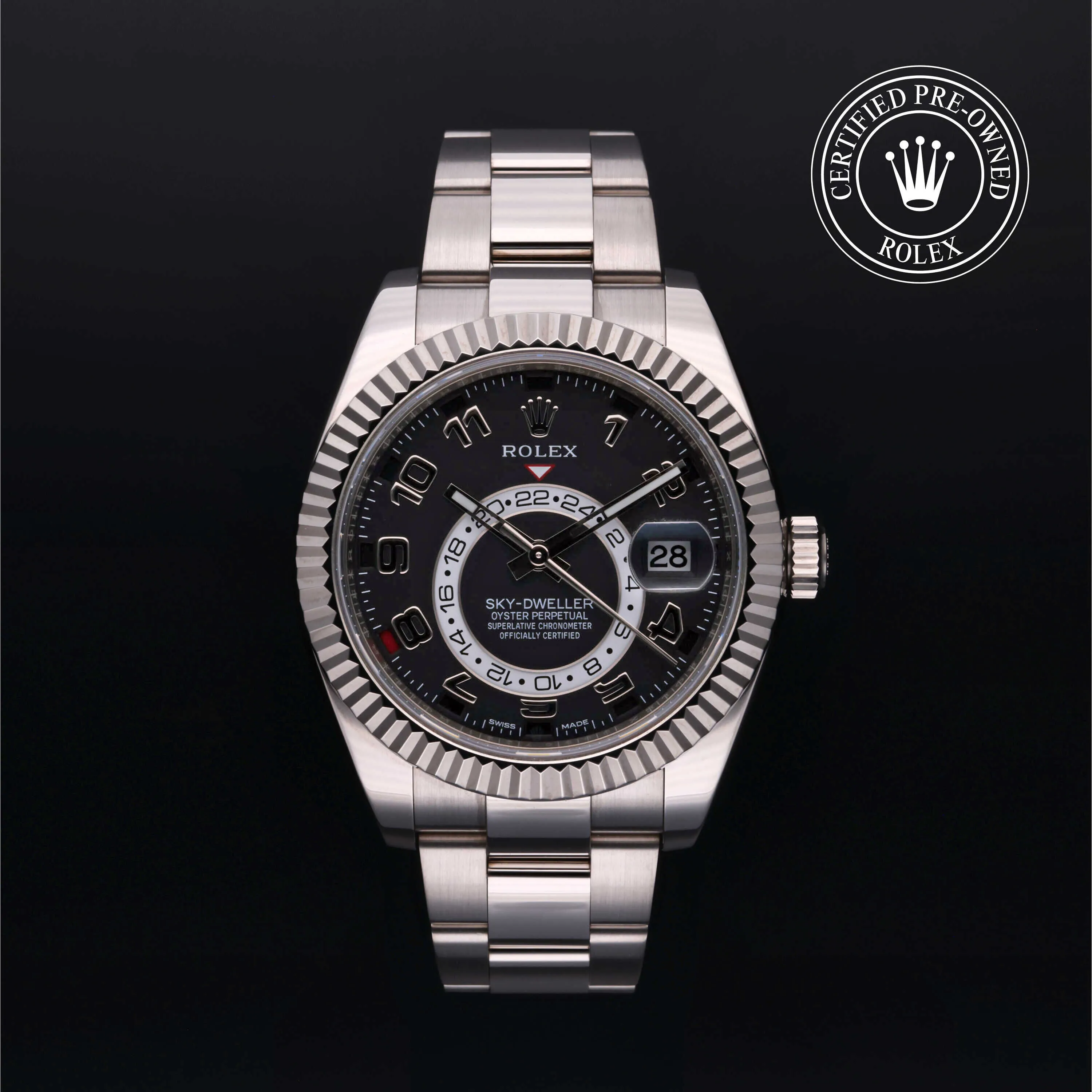 Rolex Sky-Dweller 326939 42mm White gold Black