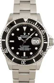 Rolex Submariner 16610 T 40mm Stainless steel Black