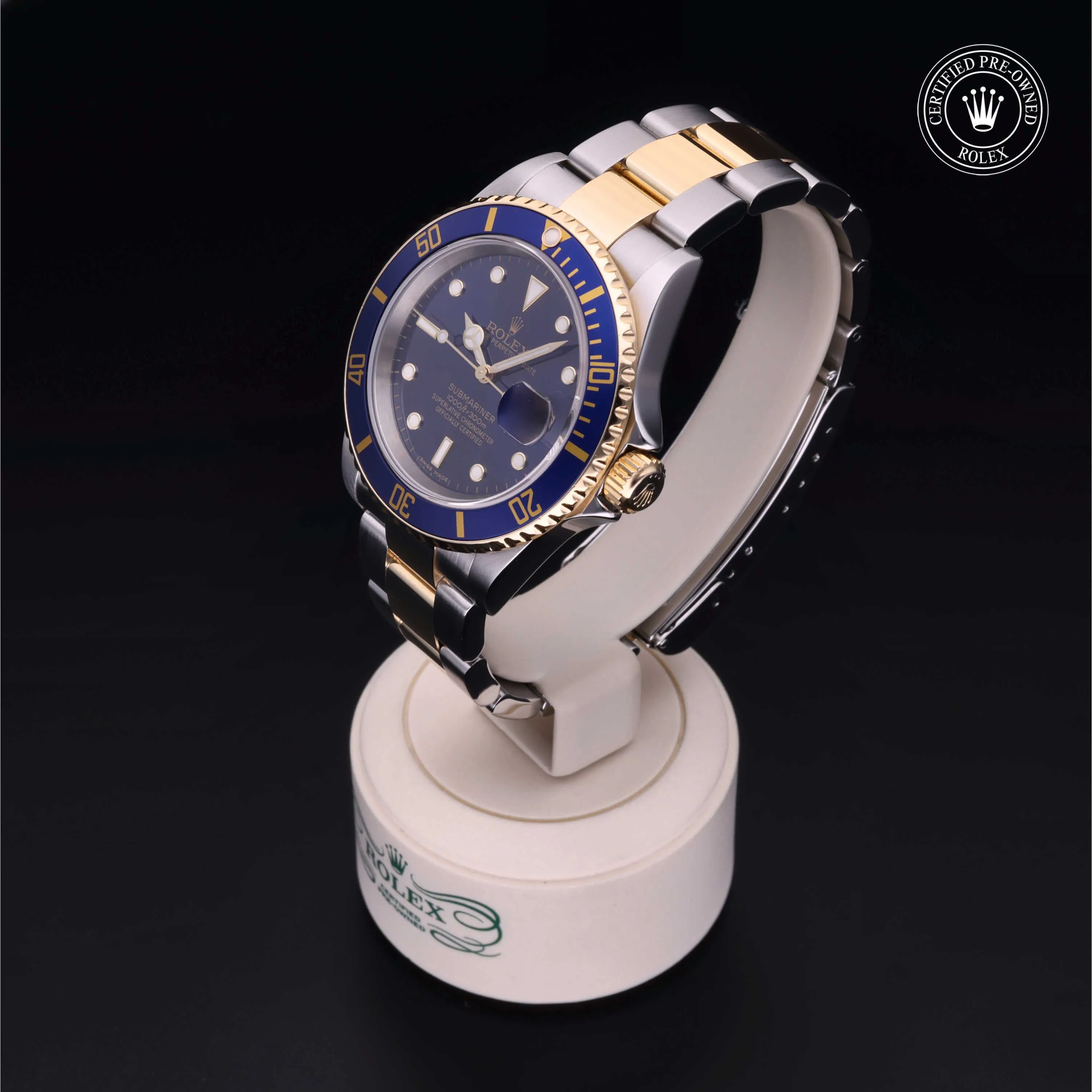 Rolex Submariner 16613 40mm Yellow gold and Stainless steel Blue 1