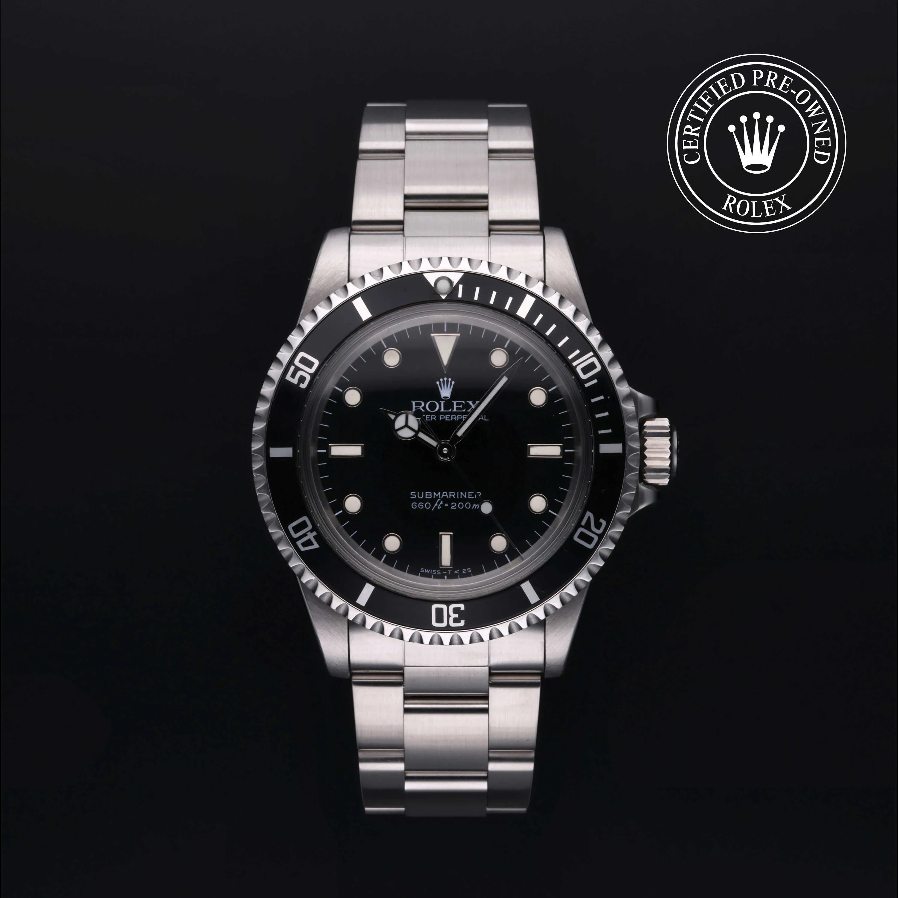 Rolex Submariner 5513/0 40mm Stainless steel Black