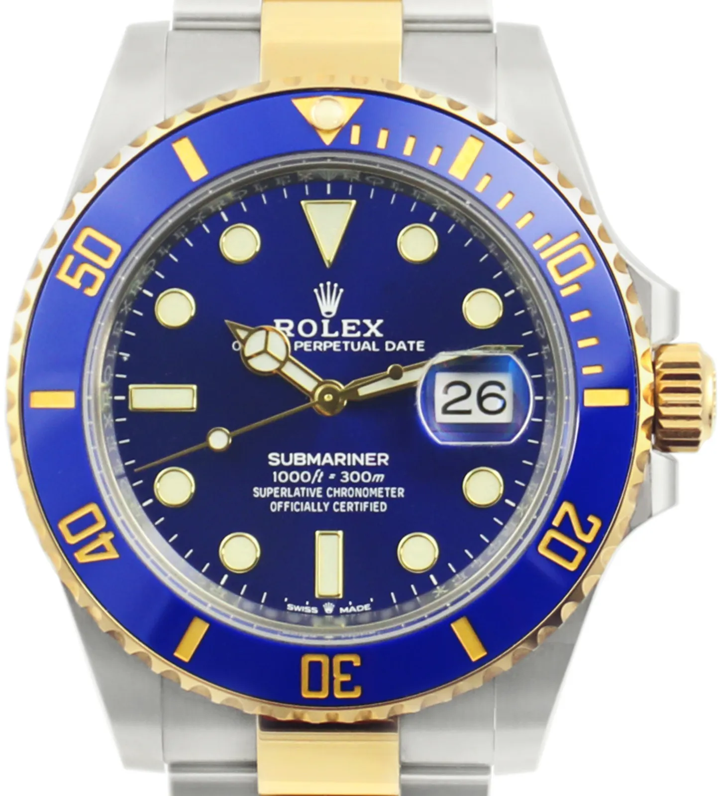 Rolex Submariner Date 126613LB 41mm Yellow gold and stainless steel Blue