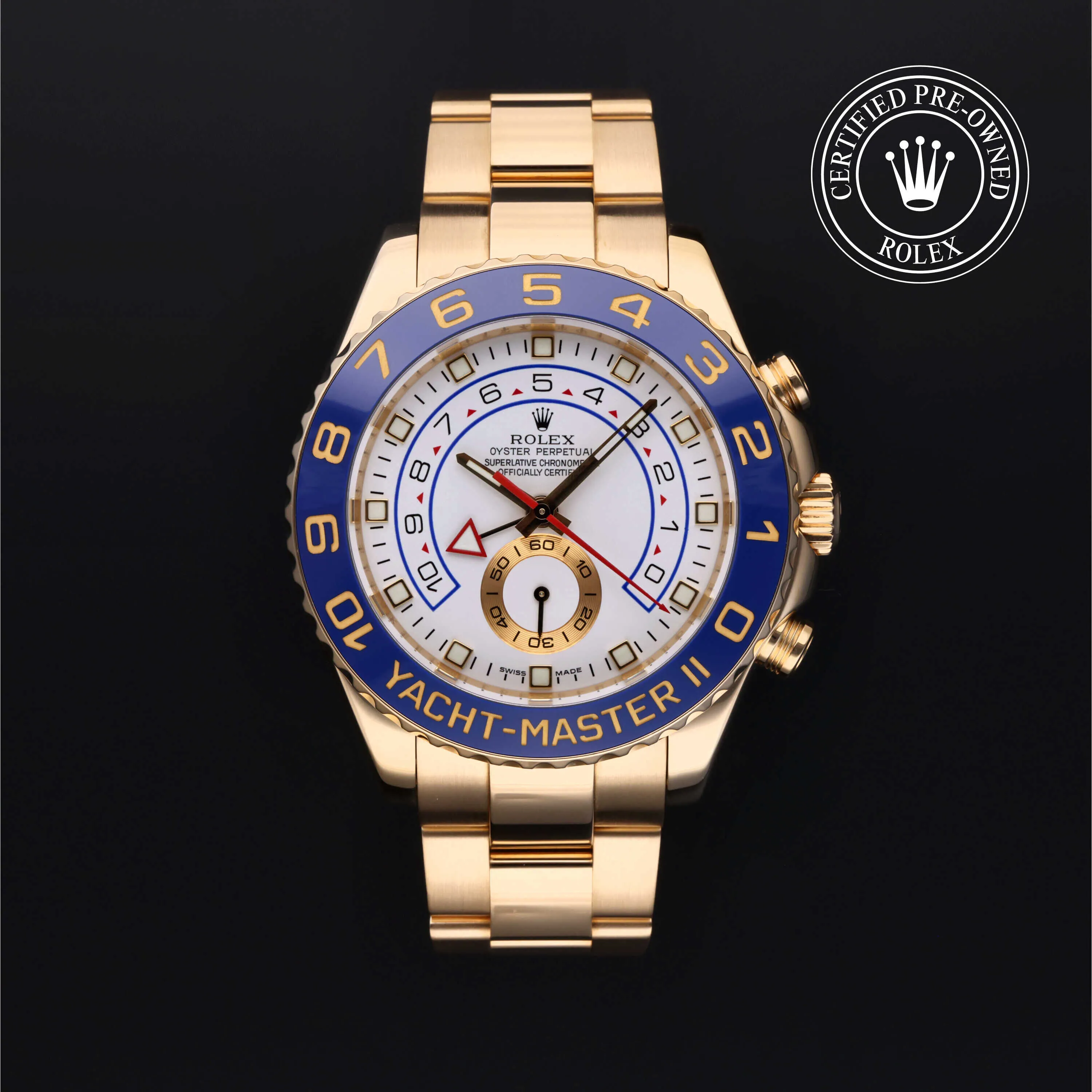 Rolex Yacht-Master II 116688-0001 44mm Yellow gold White