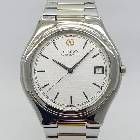 Seiko Kinetic 36mm Stainless steel White