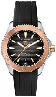 TAG Heuer Aquaracer WBP2151.FT6199 Yellow gold and Stainless steel Black