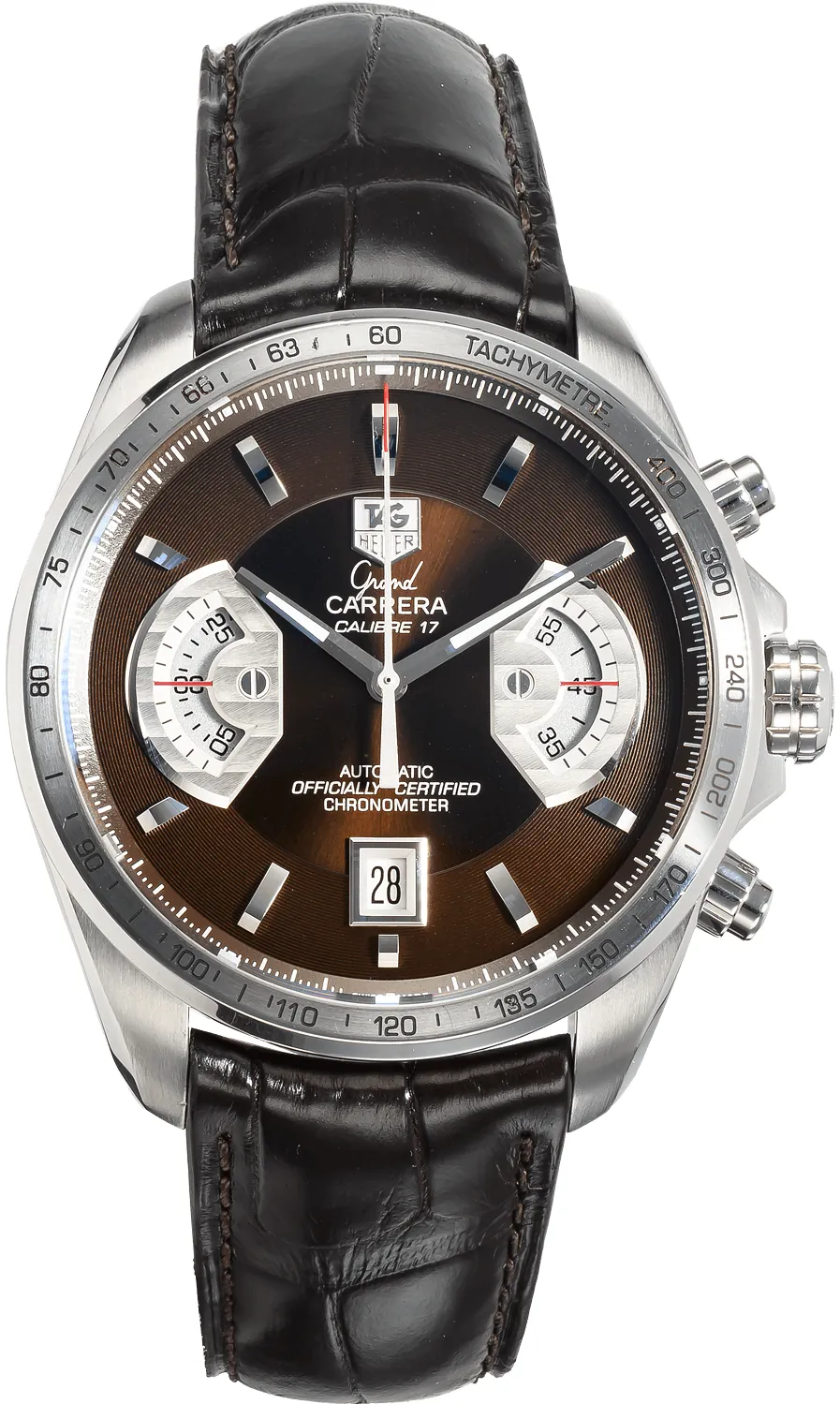 TAG Heuer Carrera CAV511E 43mm Stainless steel Brown