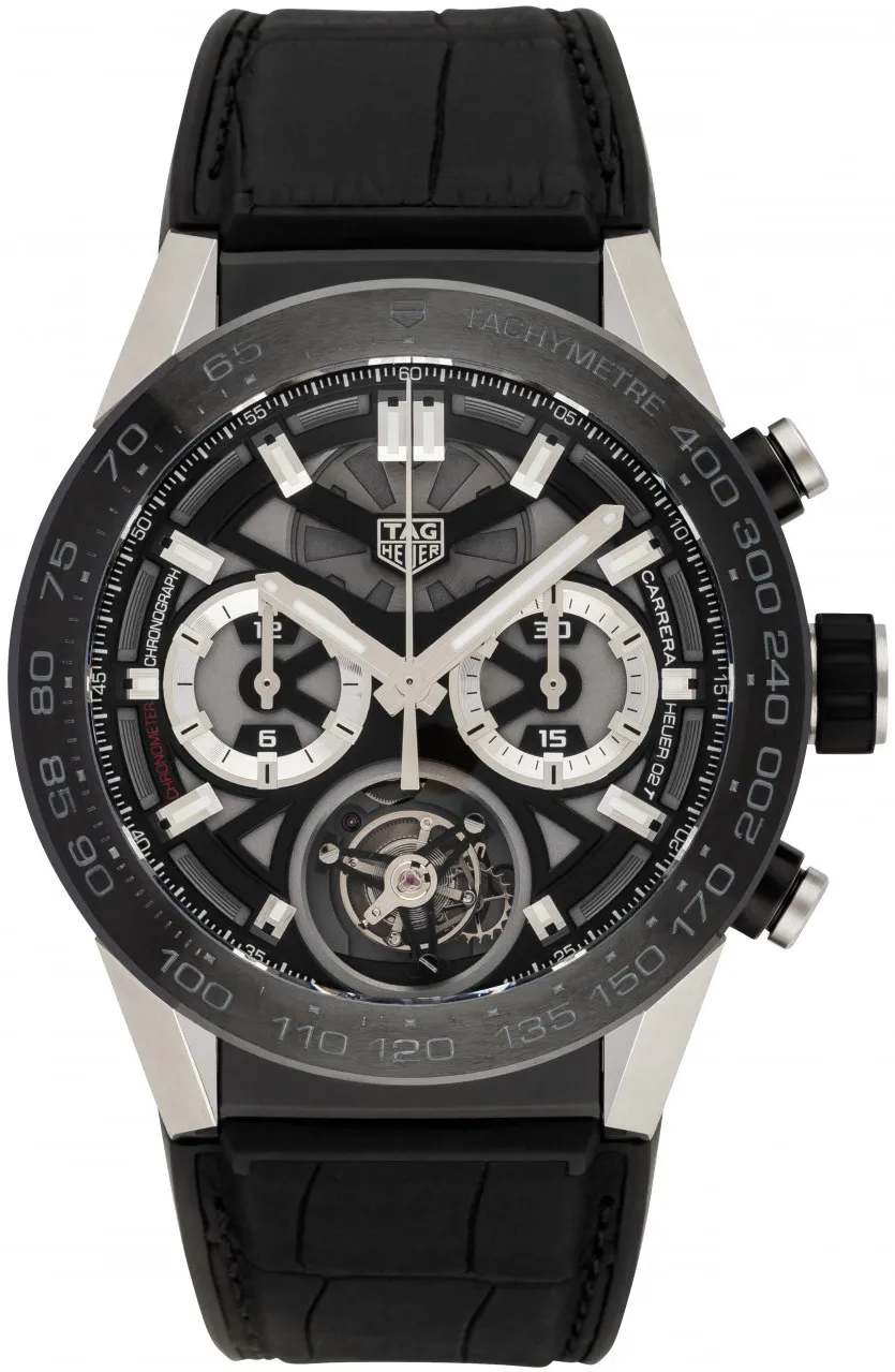 TAG Heuer Carrera CAR5A8Y.FC6377 45mm Titanium Black