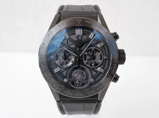 TAG Heuer Carrera Tourbillon Phantom Limited Edition CAR5A8Z.FC6377 Ceramic and Titanium Black