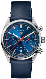 TAG Heuer Carrera Automatik Chronograph CBN201D.FC6543 Stainless steel Blue