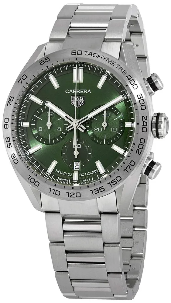 TAG Heuer Carrera CBN2A10.BA0643 44mm Stainless steel Green