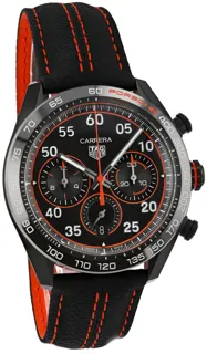 TAG Heuer Carrera X Porsche Orange Racing CBN2A1M.FC6526 Stainless steel Black