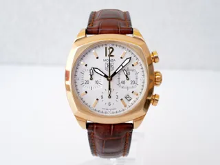 TAG Heuer Monza Chronograph CR514A.FC8146 Yellow gold Silver