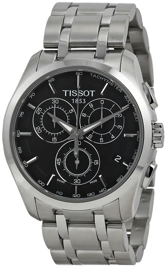 Tissot Couturier T035.617.11.051.00 41mm Stainless steel Black