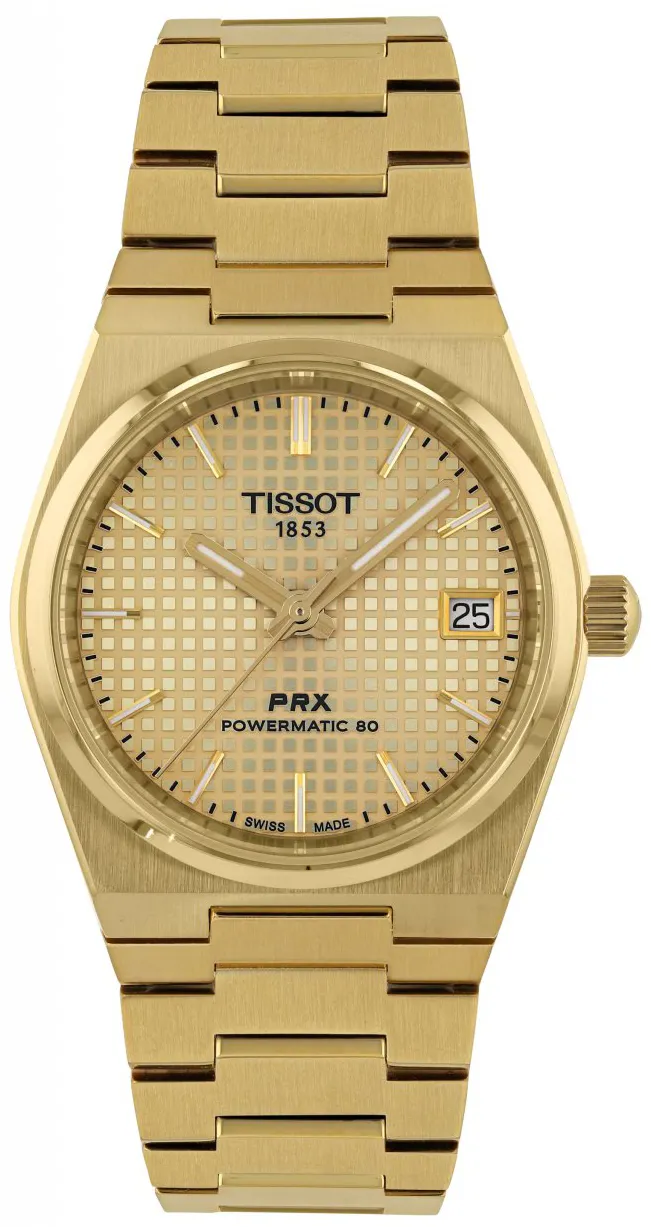 Tissot T-Classic T137.207.33.021.00 35mm Yellow gold Champagne