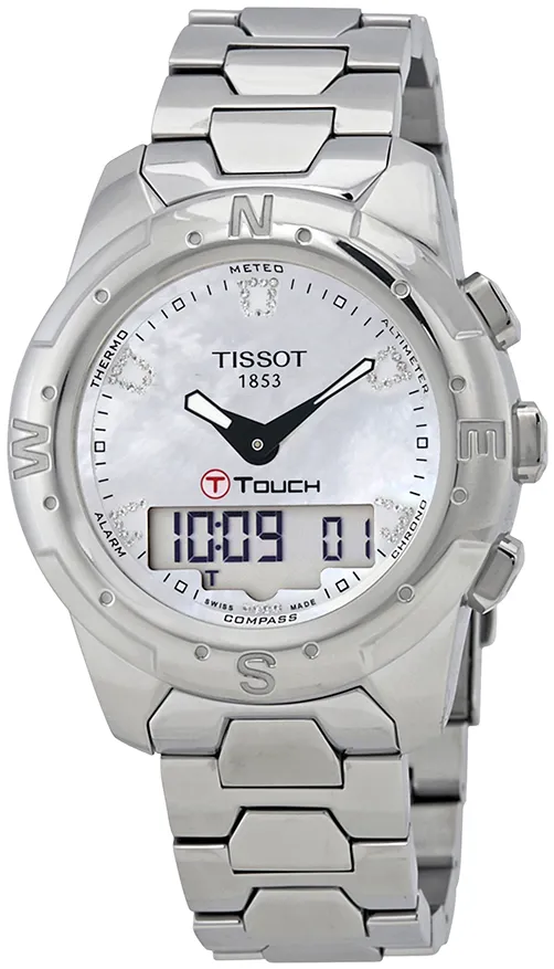 Tissot Touch T047.220.44.116.00 43mm Titanium Mother-of-pearl