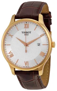 Tissot Tradition T0636103603800 Rose gold and Stainless steel Silver