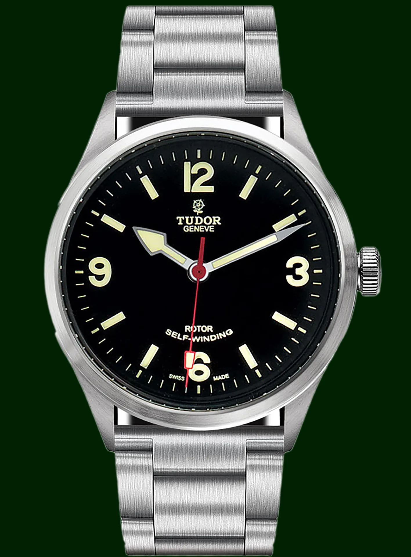 Tudor Heritage Ranger 79910 41mm Stainless steel Black