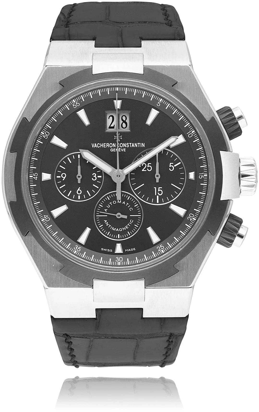 Vacheron Constantin Overseas Chronograph 49150/000W-9501 42mm Stainless steel Gray