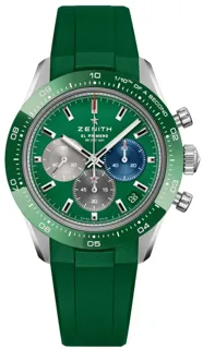 Zenith Chronomaster Sport 03.3119.3600/56.R952 Stainless steel Green