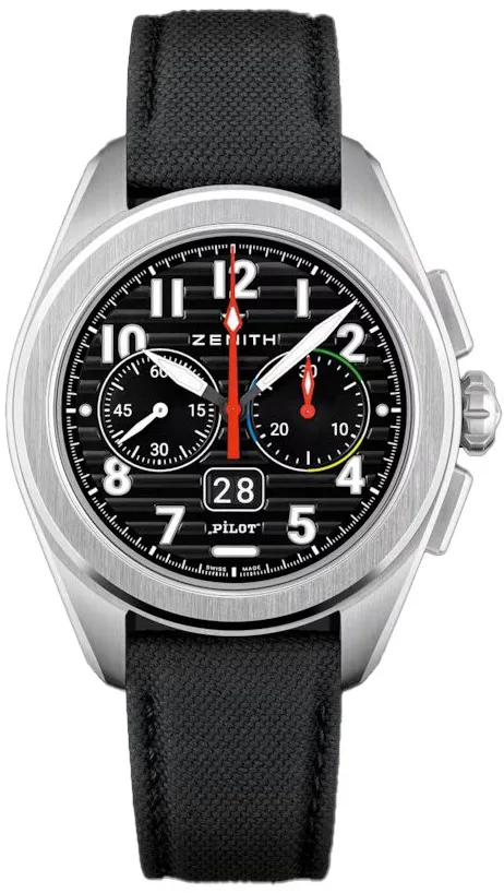 Zenith Pilot 03.4000.3652/21.I001 42.5mm Stainless steel Black