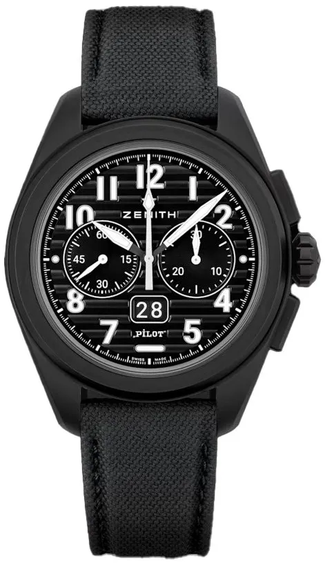 Zenith Pilot 49.4000.3652/21.I001 42.5mm Black ceramic Black