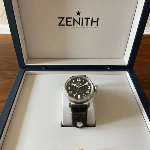 Zenith Pilot 03.2434.679/20.I010 45mm Stainless steel Gray