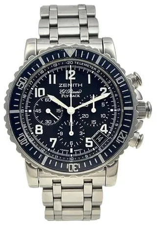 Zenith El Primero 01/02.0470.405 40mm Stainless steel Black