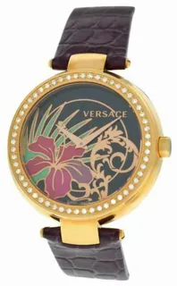 Versace Mystique Hibiscus I9Q81D9HI S702 Stainless steel Black