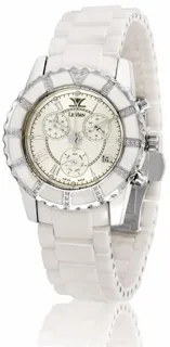 Le Vian Ceramic ZAG 258A 38mm Stainless steel White