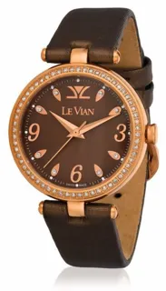 Le Vian Le Vian Time 214 32mm Stainless steel Brown