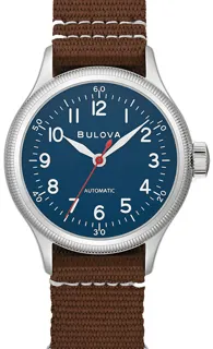 Bulova Military 96A282 Stainless steel Blue