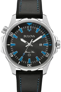 Bulova Marine Star 96B337 Stainless steel Black