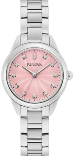 Bulova Sutton 96P249 Stainless steel Pink