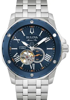 Bulova Marine Star 98A302 Stainless steel Blue