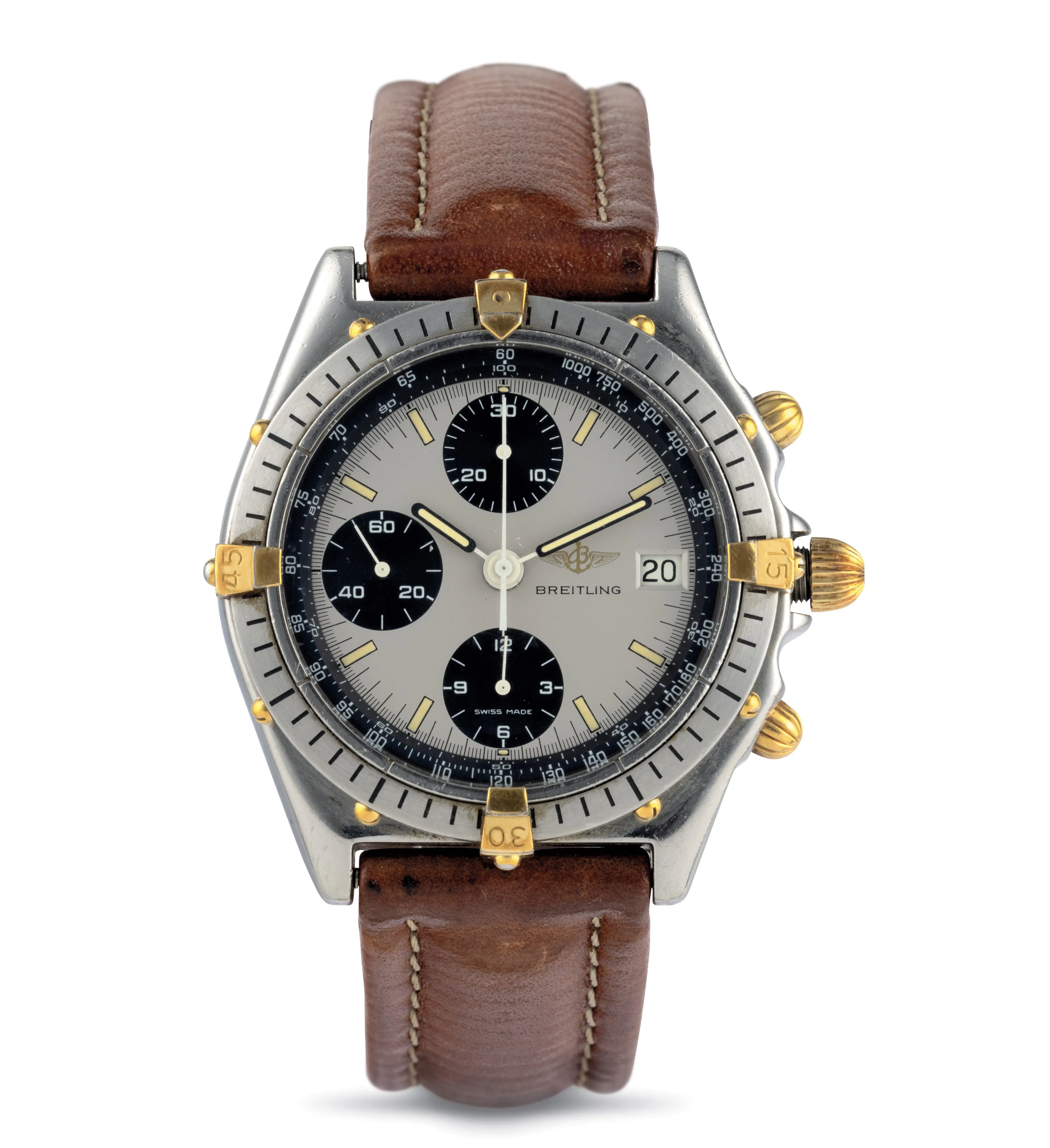 Breitling Chronomat 81950 39mm Steel and gold Grey matte