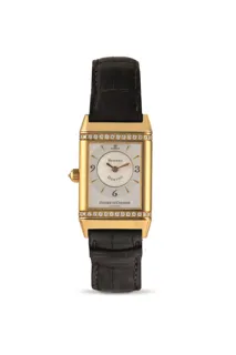 Jaeger-LeCoultre Reverso Duetto Classique 256.1.75 Yellow gold and Diamond Silver