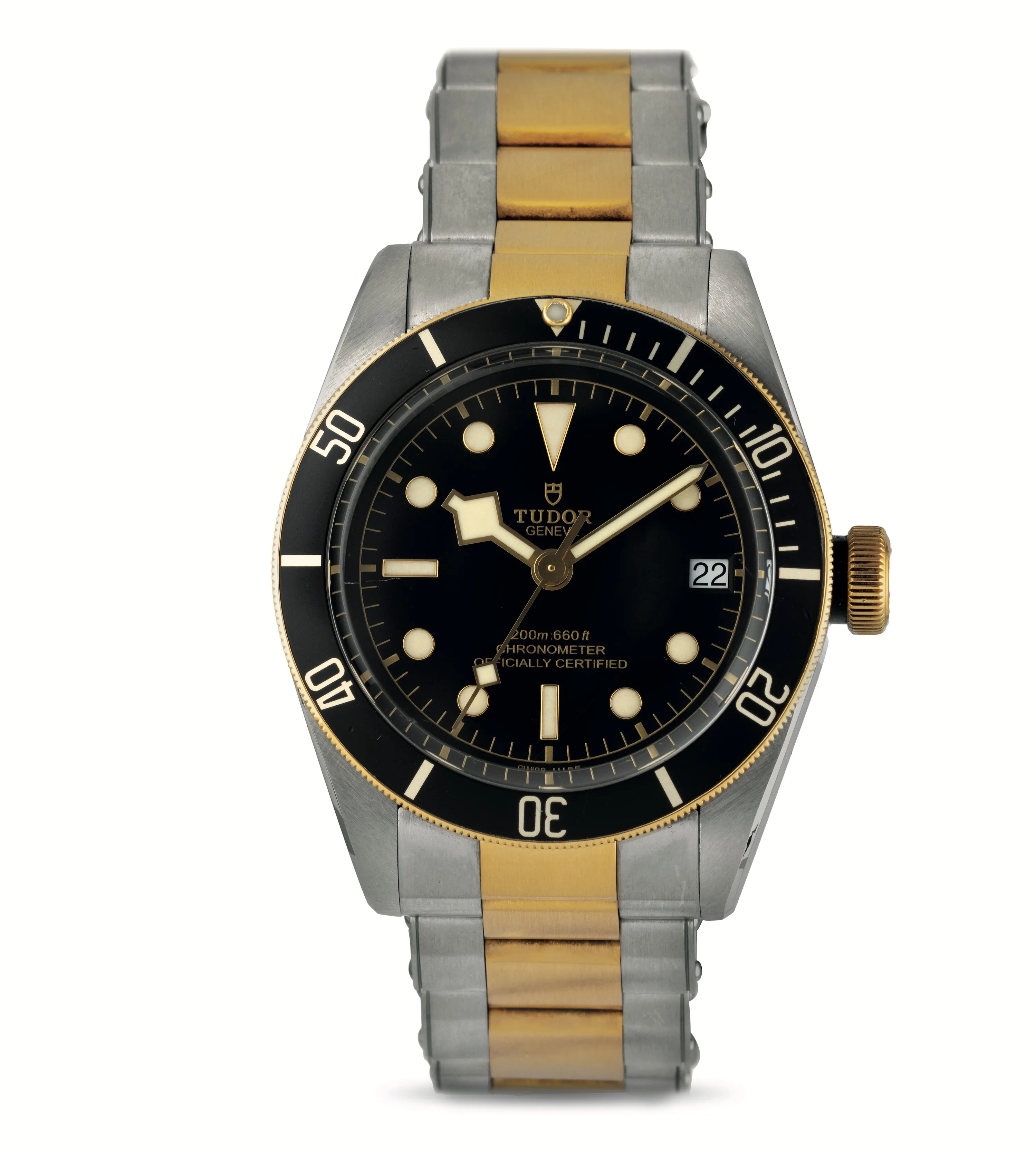 Tudor Black Bay 79733N 41mm Stainless steel and yellow gold Black