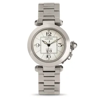 Cartier Pasha 2475 Stainless steel White