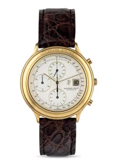 Audemars Piguet Huitième Chronograph 25644 Yellow gold Silver