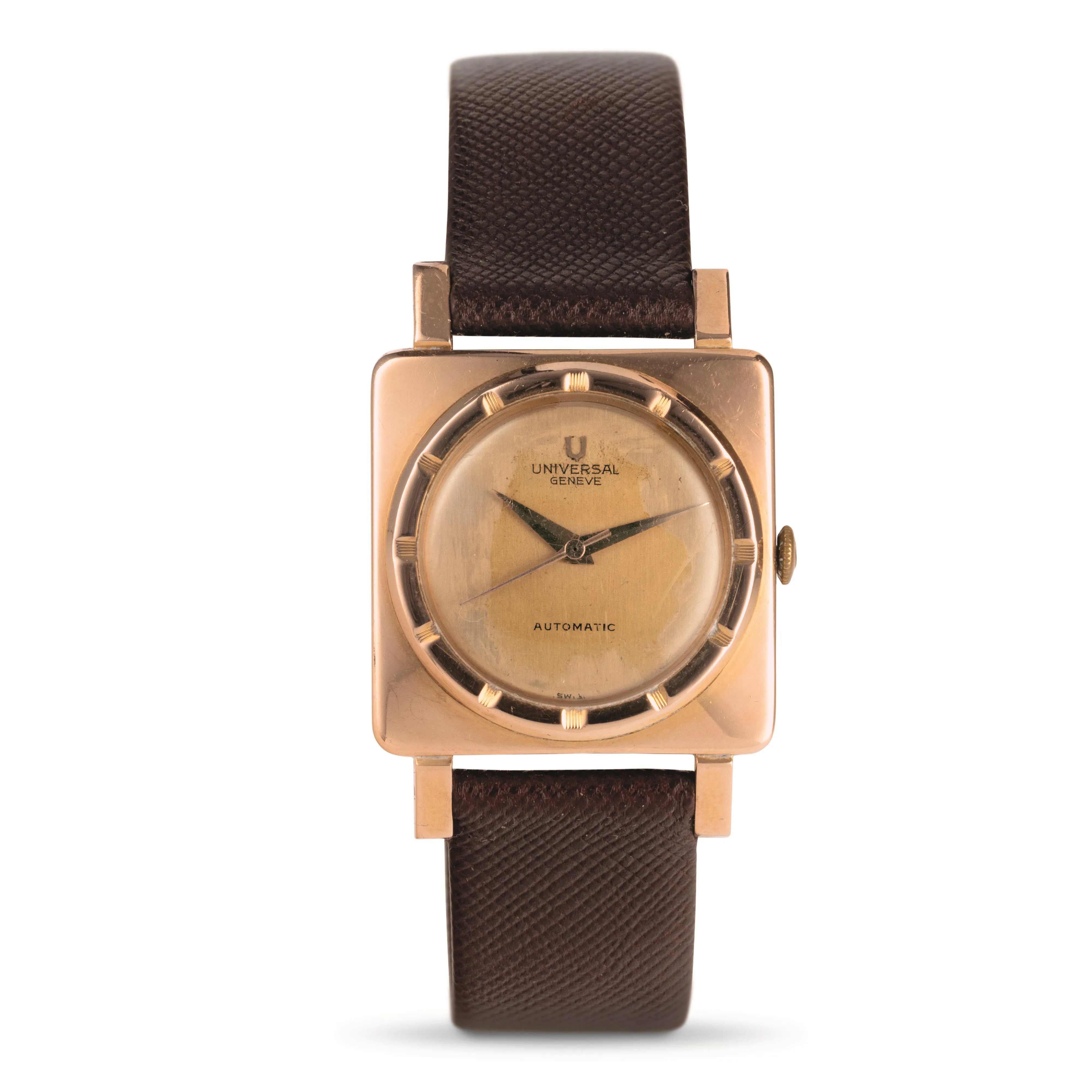 Universal Genève Polerouter Square 10359 30mm Rose gold Golden