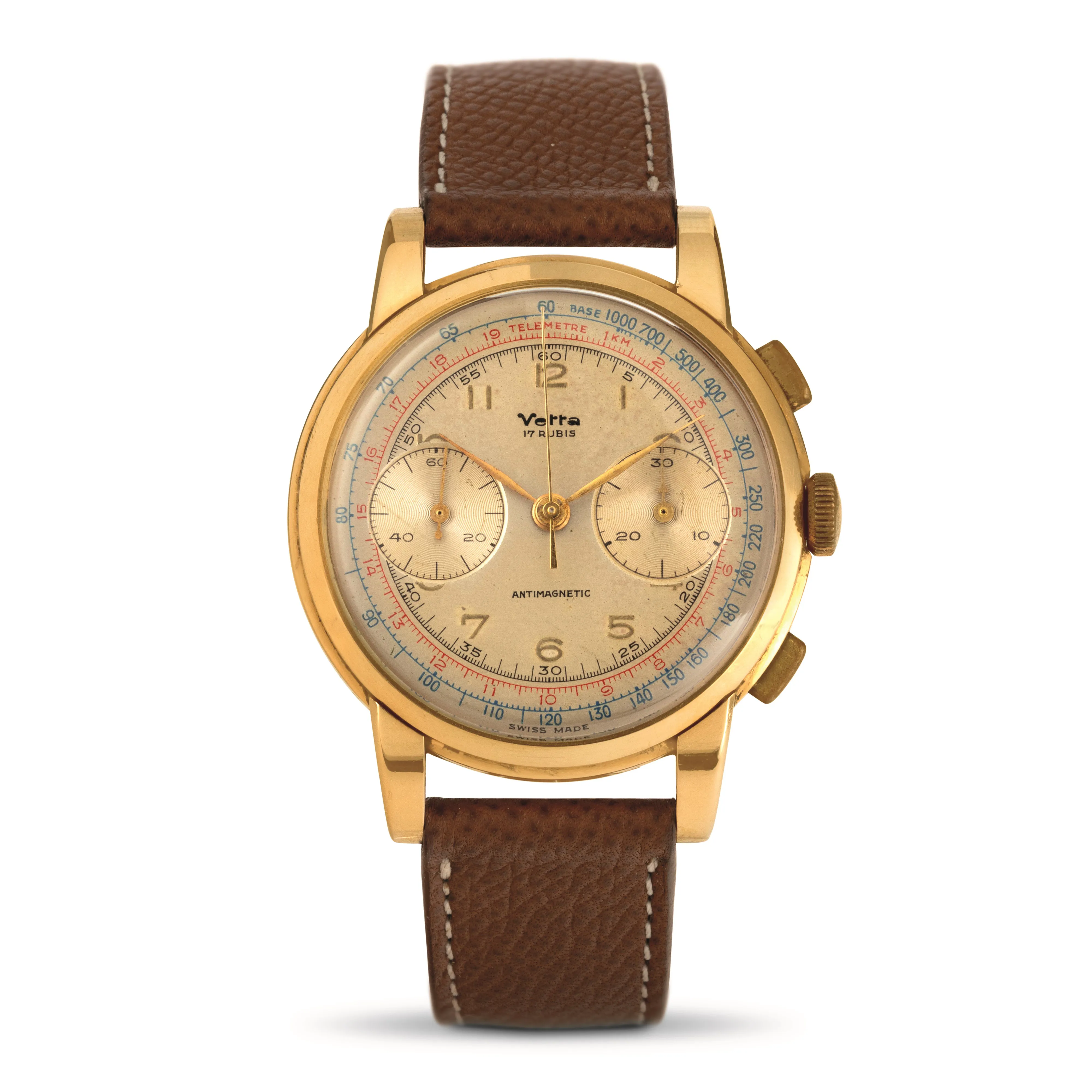 Wyler Vetta Chrono 40mm Rose gold Champagne