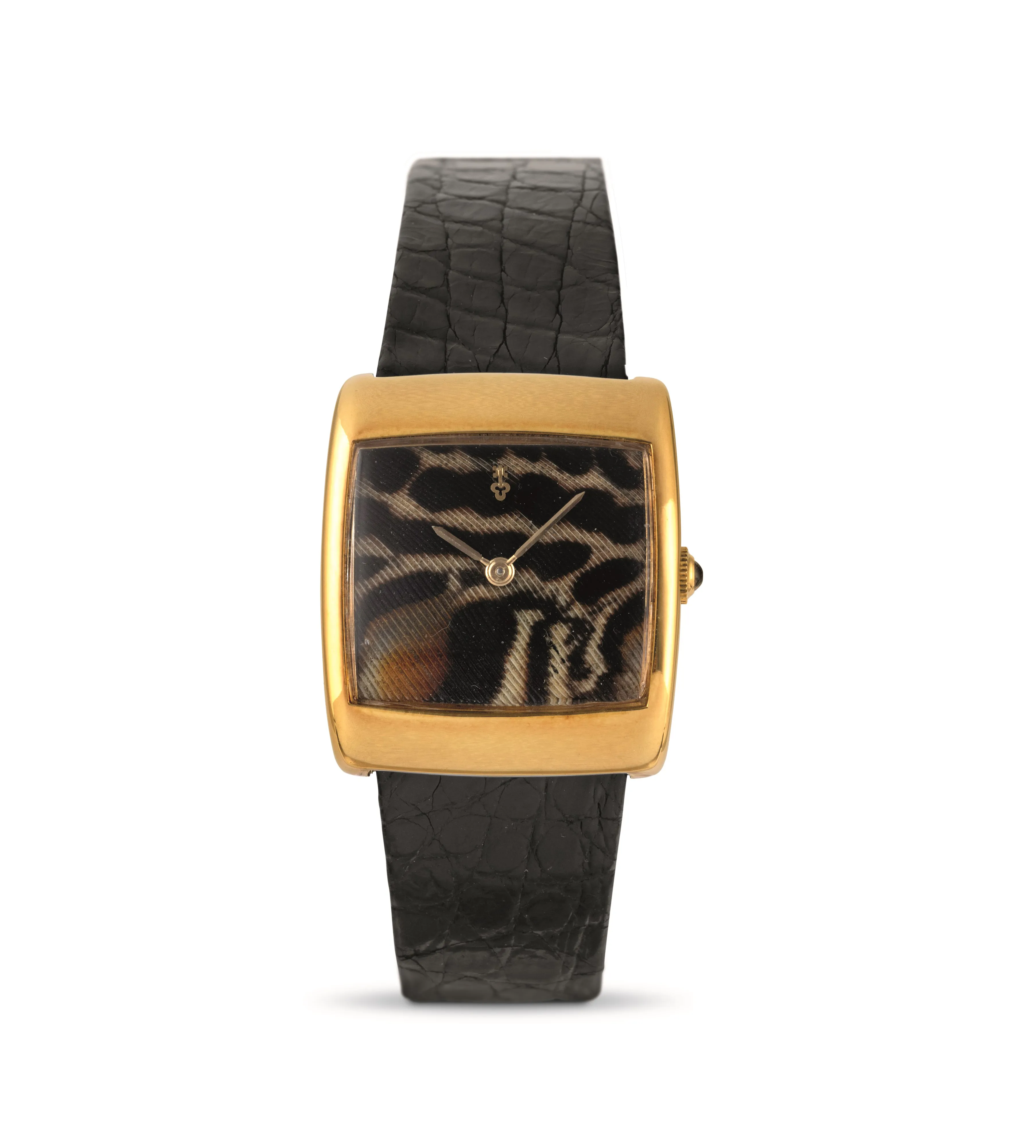 Corum 27322 30mm Yellow gold Peacock feather