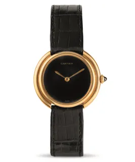 Cartier Vendôme Yellow gold Bright black