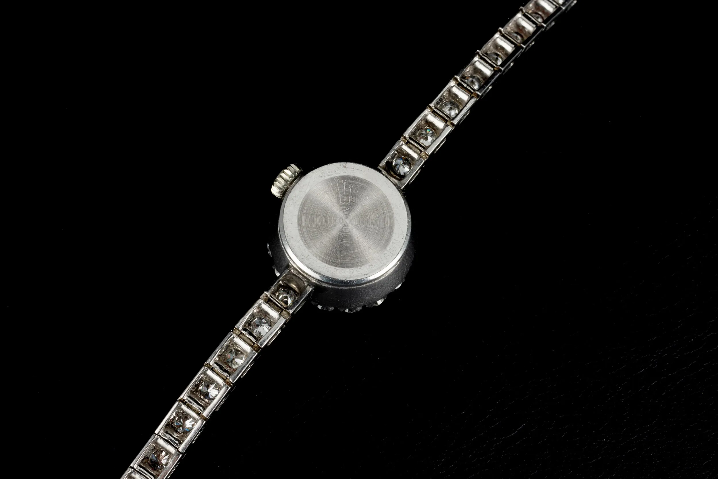 Rolex Orchid 9060 18mm White gold and Diamond Silver 1