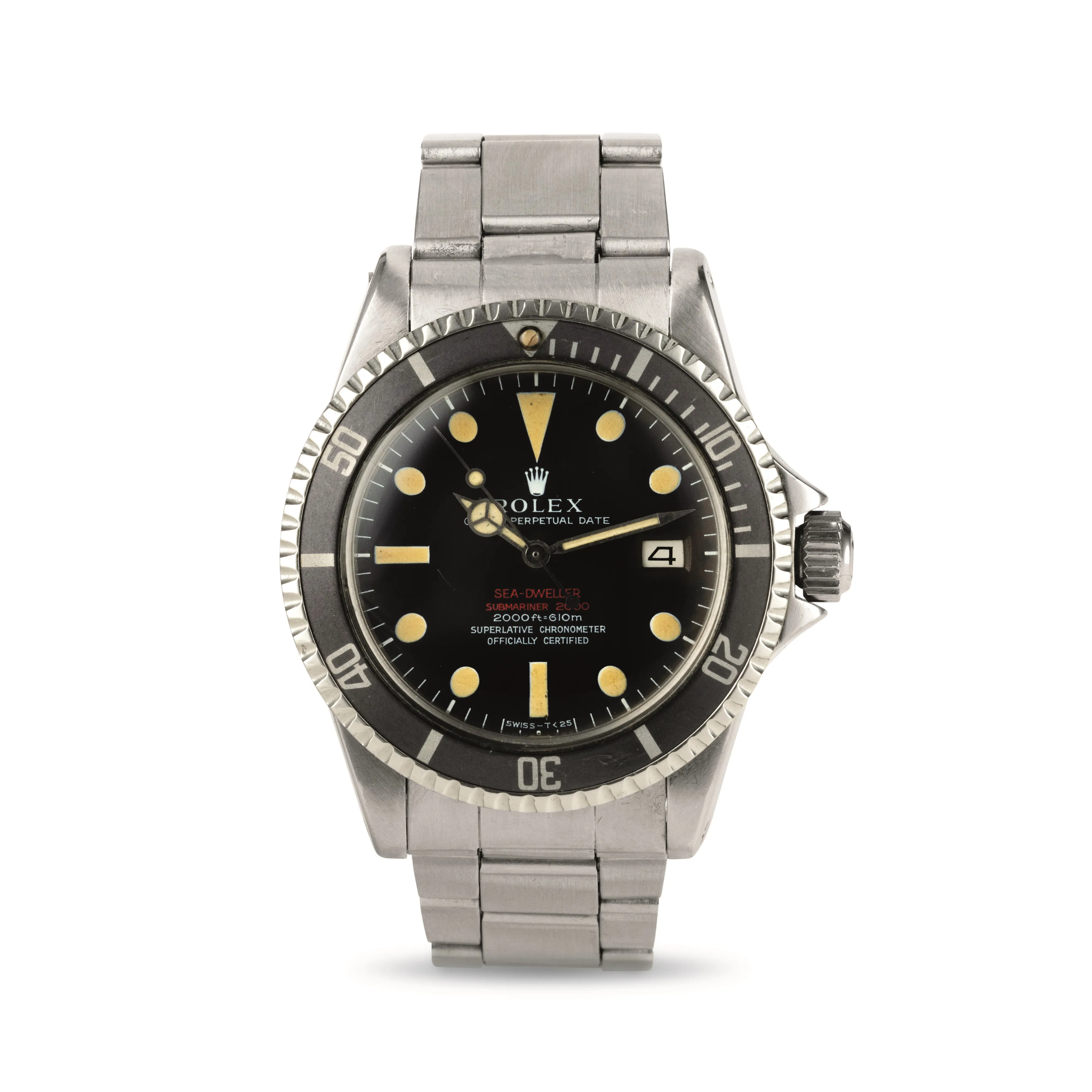 Rolex Sea-Dweller 1665 39mm Stainless steel Black