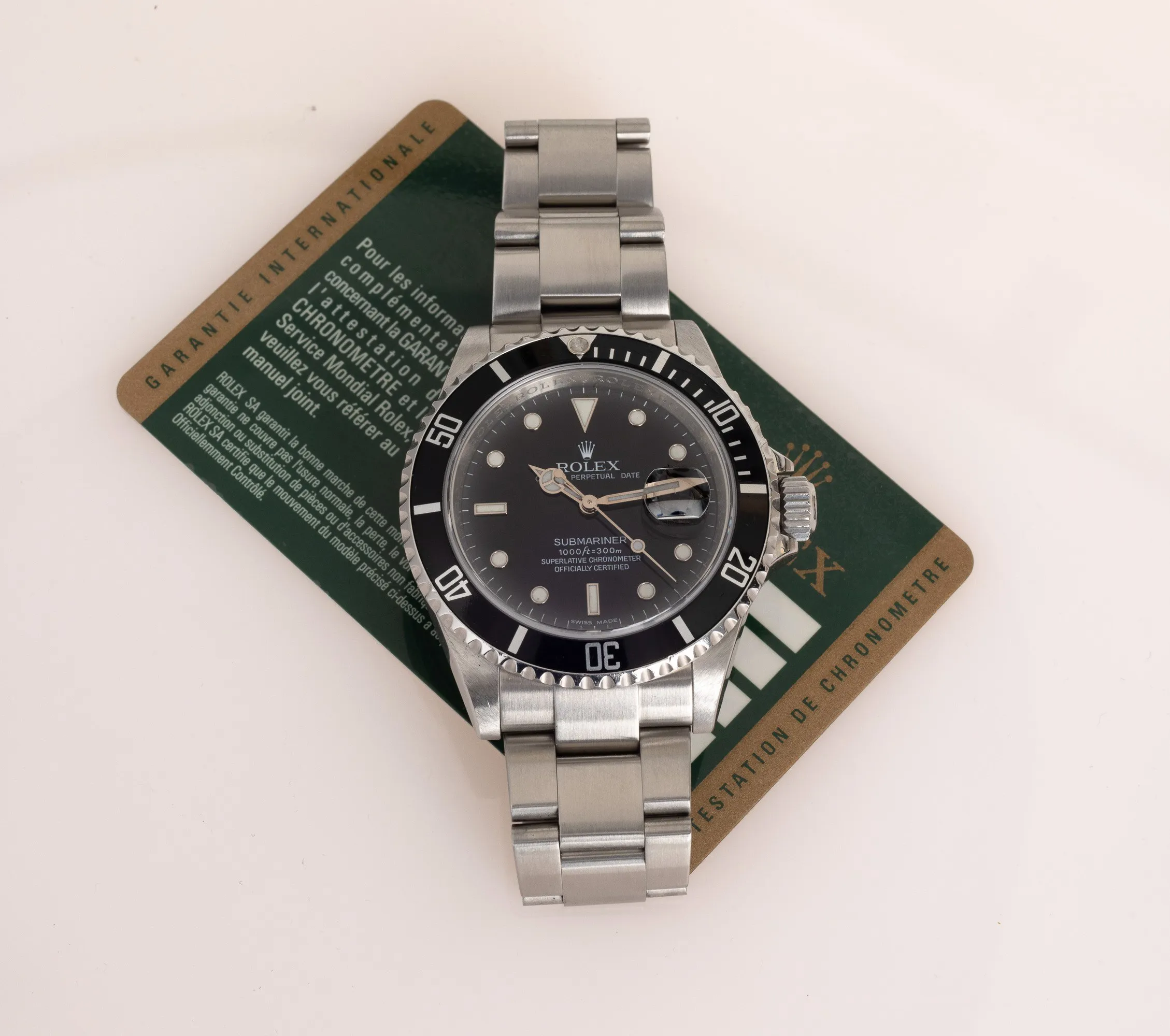 Rolex Submariner 16610 40mm Stainless steel Black 3