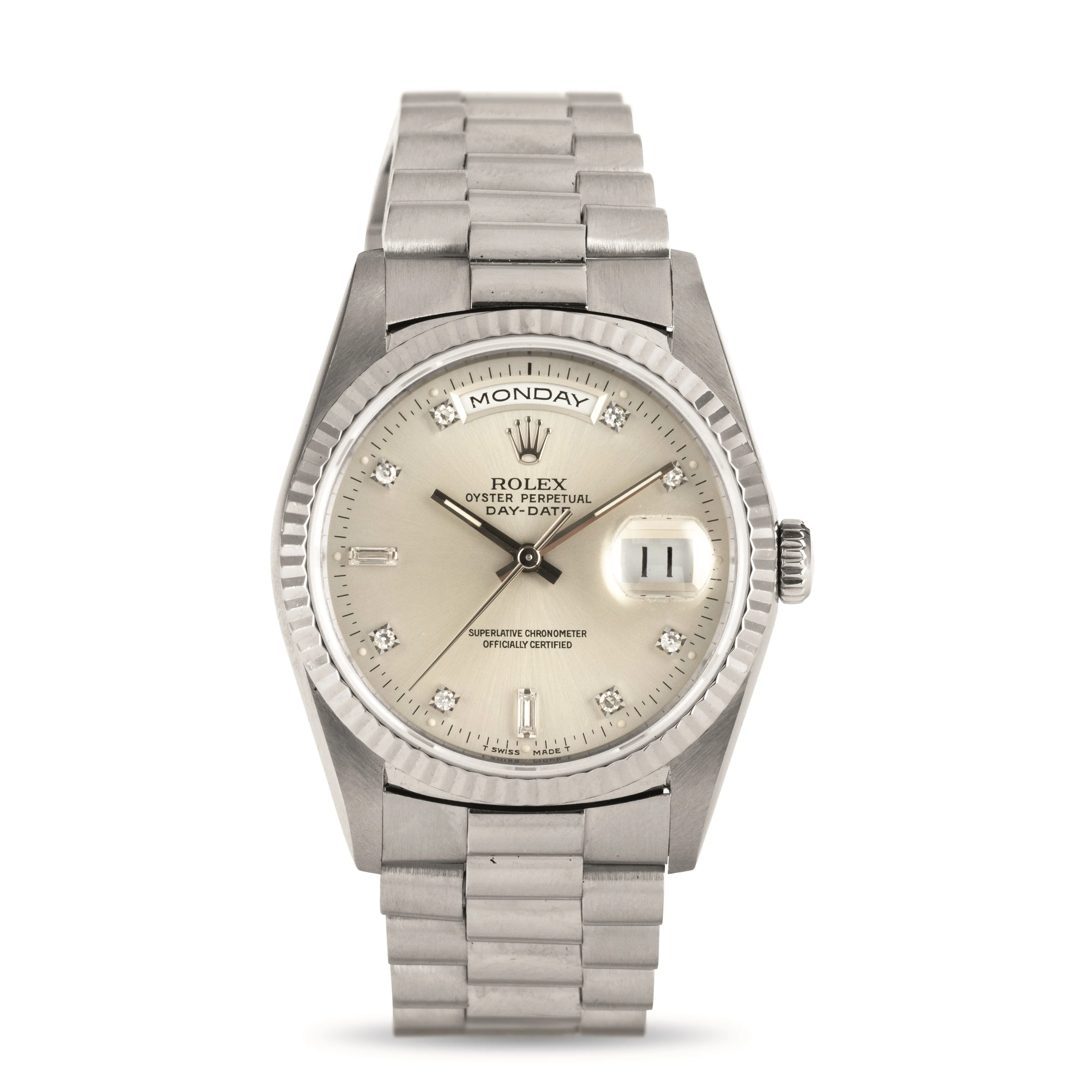 Rolex Day-Date 36 18239 36mm White gold Silver