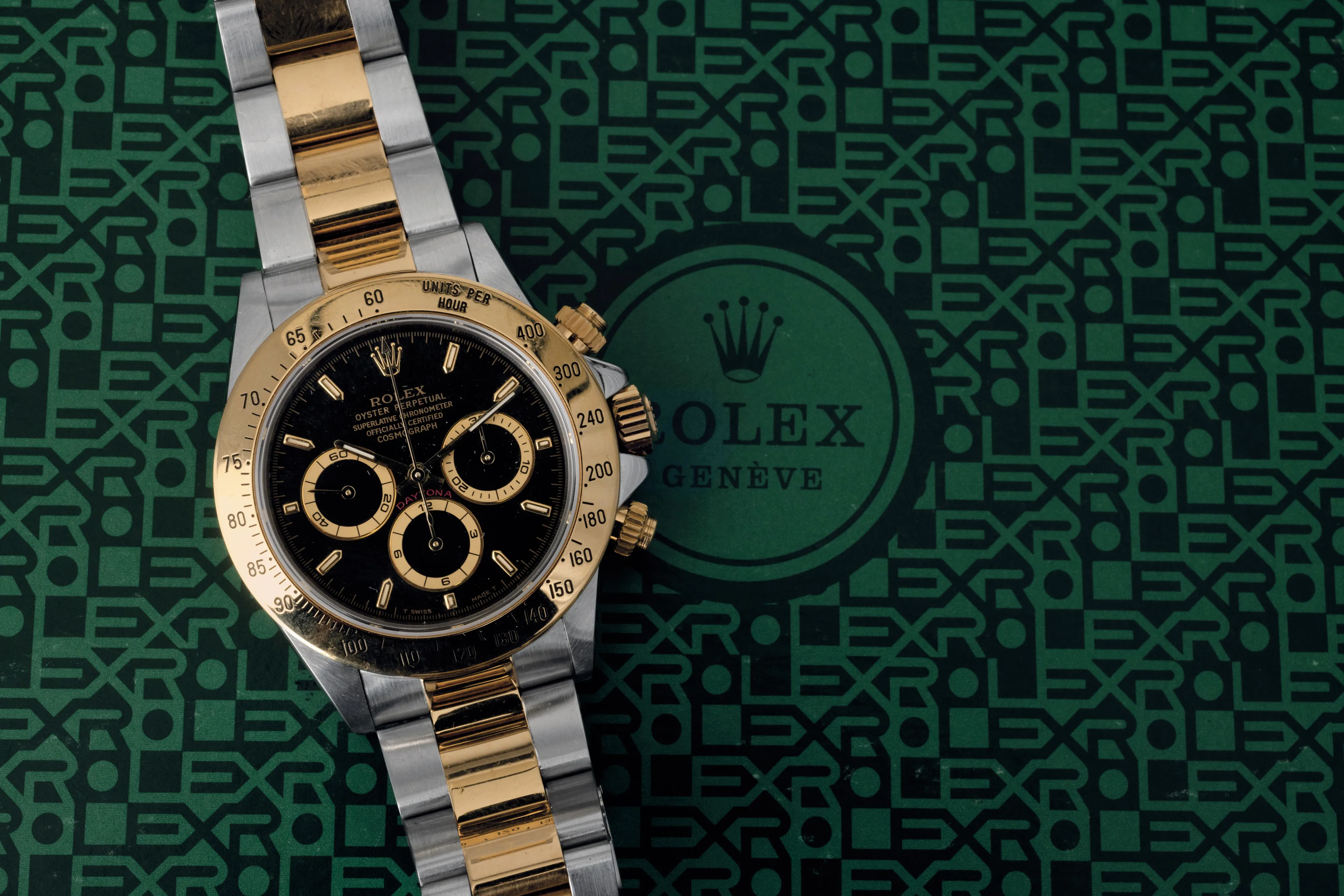 Rolex Daytona 16528 39mm Stainless steel and yellow gold Black 3