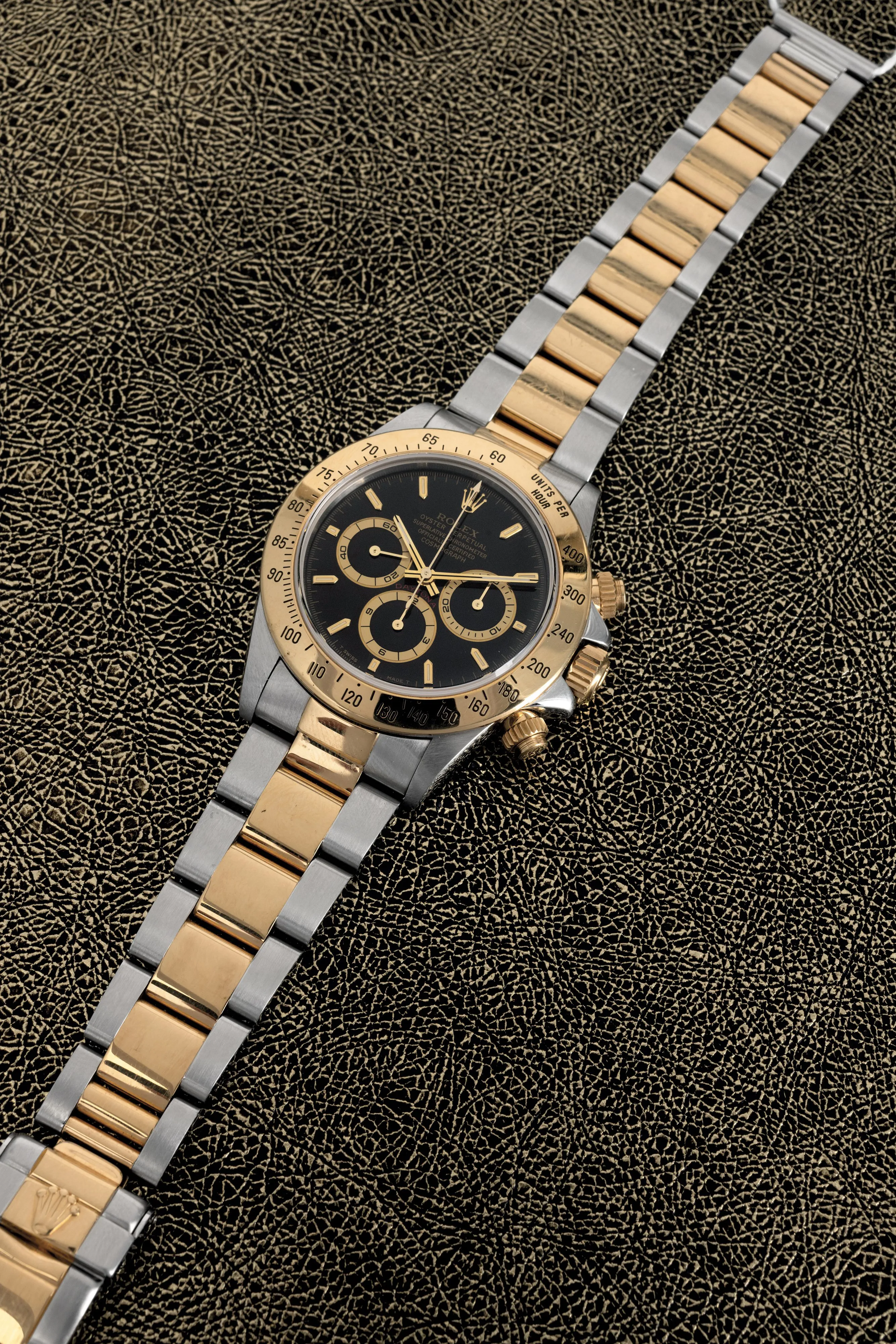 Rolex Daytona 16528 39mm Stainless steel and yellow gold Black 1